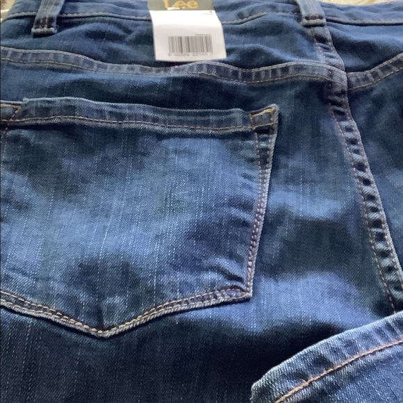 Lee Jeans size 6 long Seattle name med blue 5 pockets NWT belt loops. - Picture 7 of 11